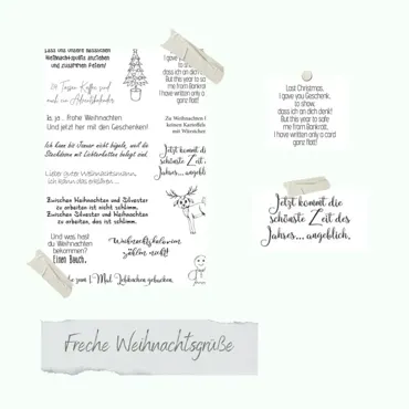 Creative-Depot Stempelset - Freche Weihnachtsgrüße