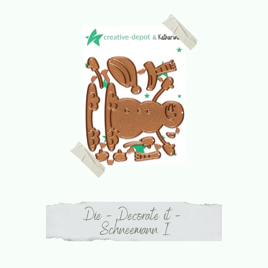 Creative-Depot Die - Decorate it - Schneemann I