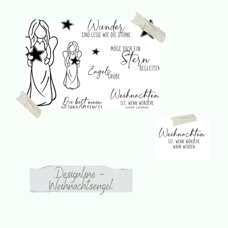 Creative-Depot Stempelset - Designline - Weihnachtsengel