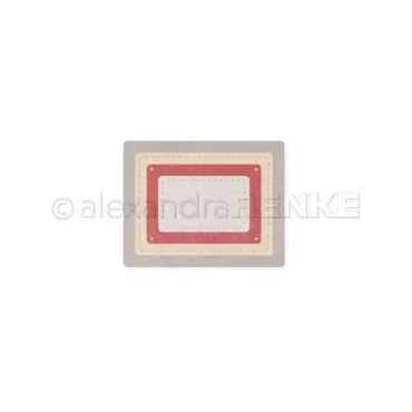 Alexandra Renke Stanze 'Rechteckige Schicht-Etiketten'