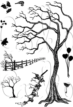 Card-io Breezy Day Clear Stamp Set