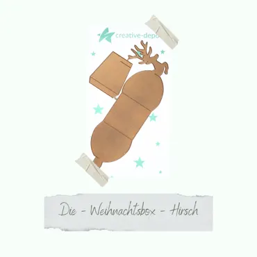 Creative-Depot Die - Weihnachtsbox - Hirsch