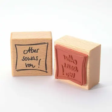 Heindesign Motivstempel Titel: Anja · Aber sowas von!