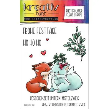 Kreativbunt Clear Stamps Weihnachten unterm Mistelzweig