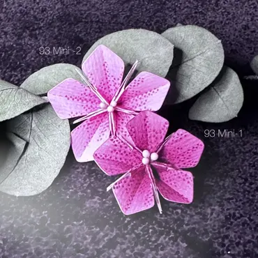 Farbton Papier 2 Faltblumen (93 Mini-1 & 93 Mini-2)