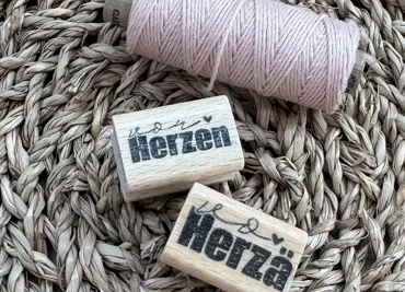 rain4flowers Stempel "von Herzen"