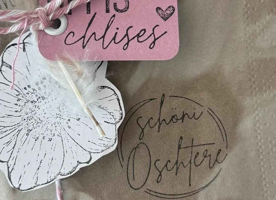 rain4flowers Stempel "Schöni Oschtere" 