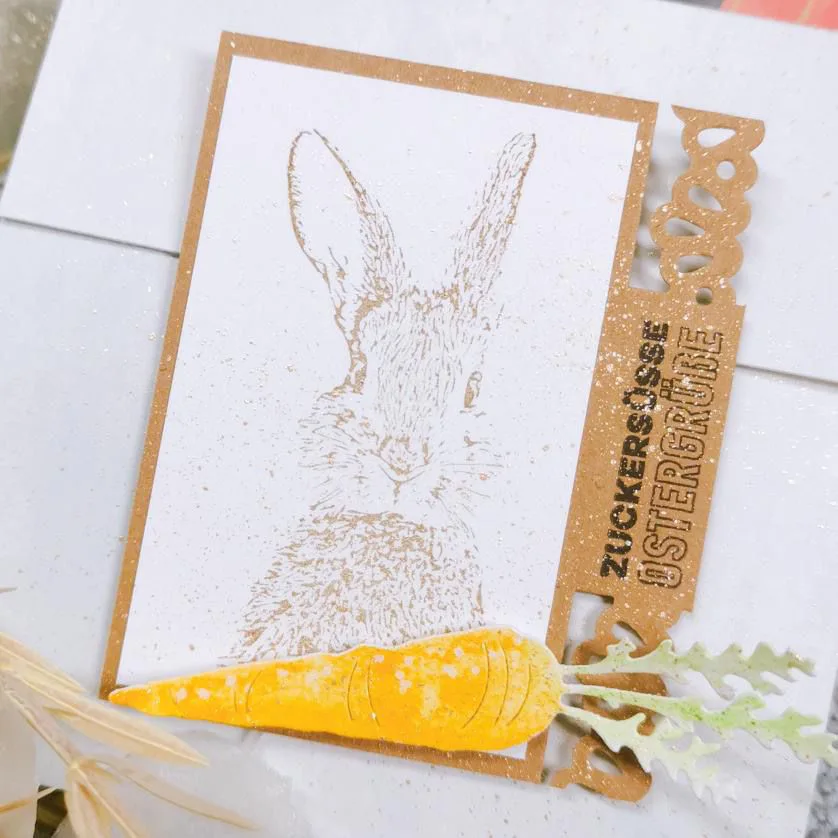 rain4flowers Stempel Hase1