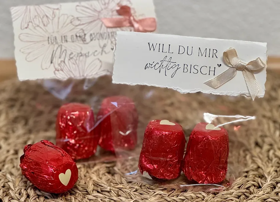 rain4flowers Stempel "Will du mir wichtig bisch" | designed by Bastelherzen