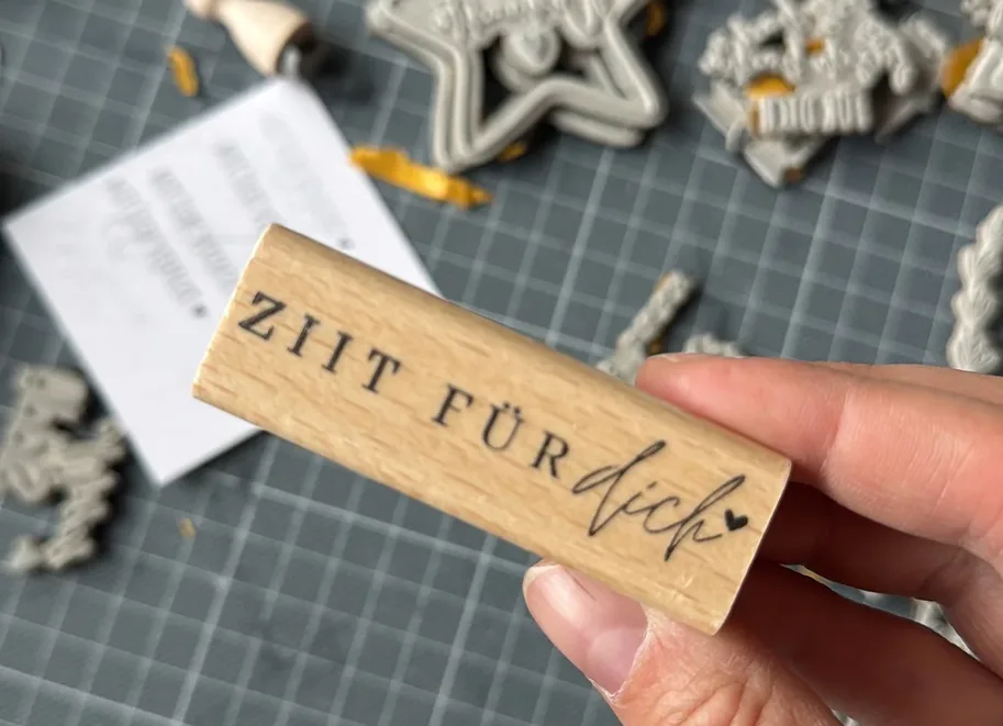 rain4flowers Stempel "Ziit für dich" designed by Bastelherzen