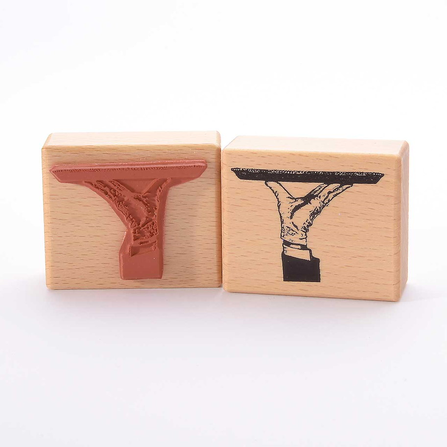 Heindesign Motivstempel Titel: Judi-Kins - Es ist serviert