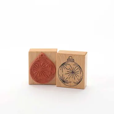 Heindesign Motivstempel Titel: Christbaumkugel