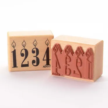 Heindesign Motivstempel Titel: 1234 Advent