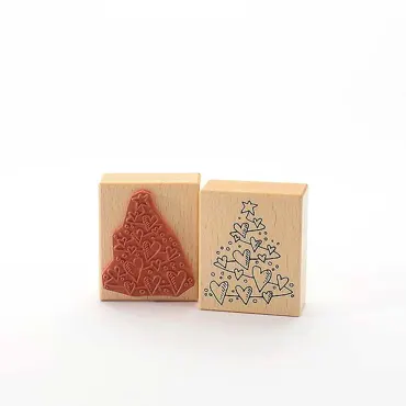 Heindesign Motivstempel Titel: Herzlicher Weihnachtsbaum