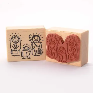 Heindesign Motivstempel Titel: Heilige Familie