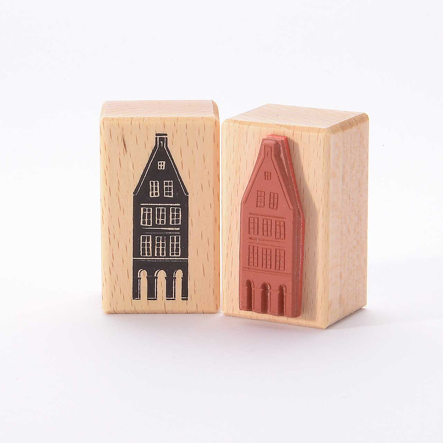 Heindesign Motivstempel Titel: Münster Prinzipalmarkt (drei Bögen)