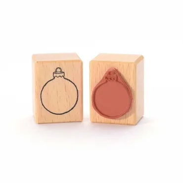 Heindesign Motivstempel Titel: Christbaumkugel für die kleinen Kreise