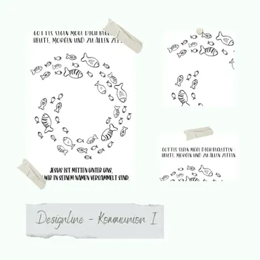 Creative-Depot Stempelset - Designline - Kommunion I