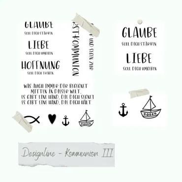 Creative-Depot Stempelset - Designline - Kommunion III
