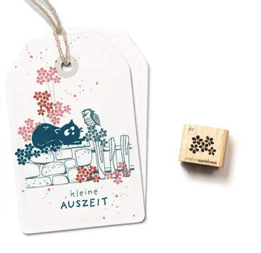 Cats on appletrees Ministempel Blüte 61 - Vergissmeinnicht