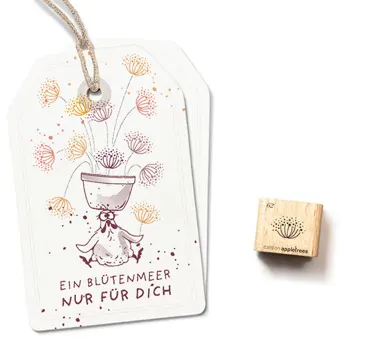 Cats on appletrees Ministempel Blüte 62