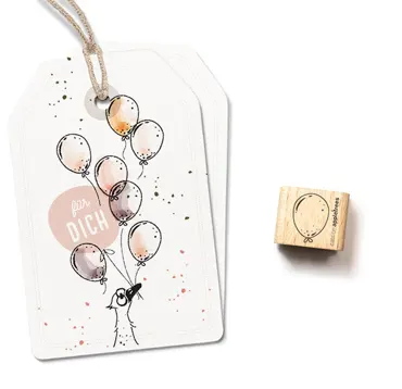 Cats on appletrees Ministempel Luftballon