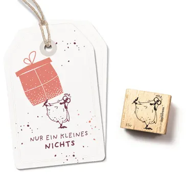 Cats on appletrees Stempel Hühnchen Else