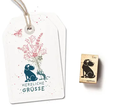 Cats on appletrees Stempel Hund Loke