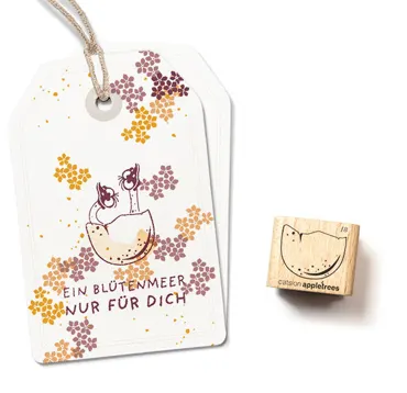 Cats on appletrees Stempel Osterei 18 - Unterteil