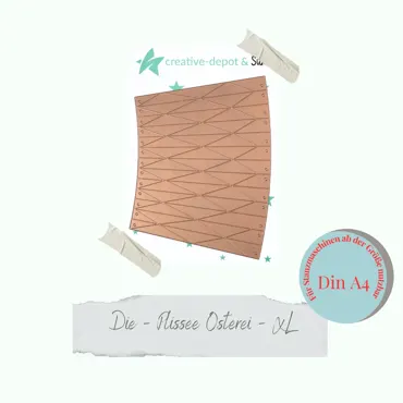 Creative-Depot Die - Plissee Osterei - XL