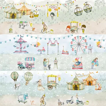 Creative-Depot Designpapier - Designline - Kleine Zirkuswelt