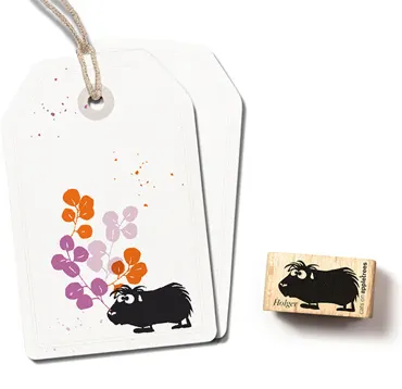 Cats on appletrees Stempel Meerschweinchen Holger