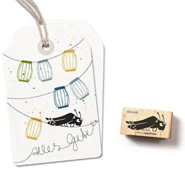 Cats on appletrees Stempel Motte Almuth