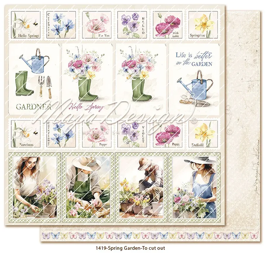 Maja Design - Spring Garden - To cut out