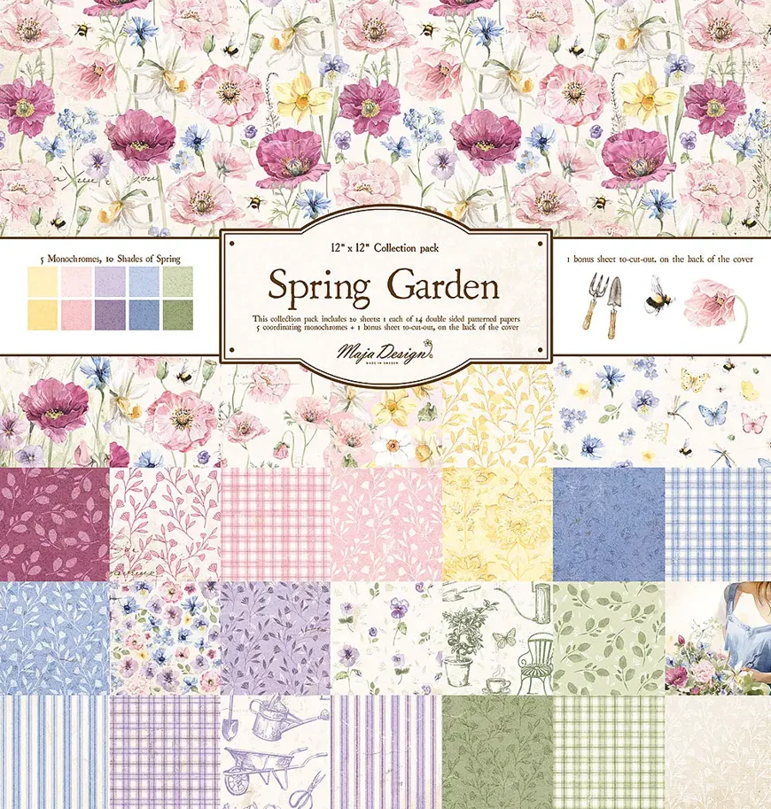 Maja Design - Spring Garden - 12x12" Collection pack