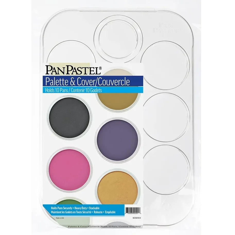 PanPastel Palette für 10 Näpfe mit Deckel 