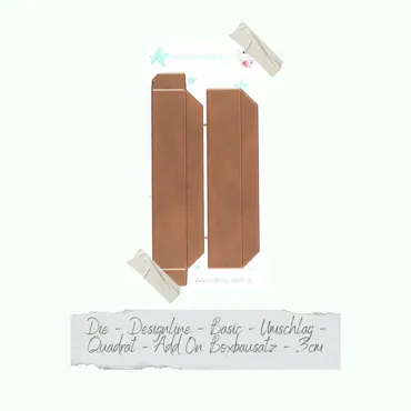 Creative-Depot Basic - Designline - Basic - Umschlag - Quadrat - Add On Boxbausatz - 3 cm