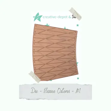 Creative-Depot Die - Plissee Osterei - M