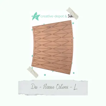 Creative-Depot Die - Plissee Osterei - L