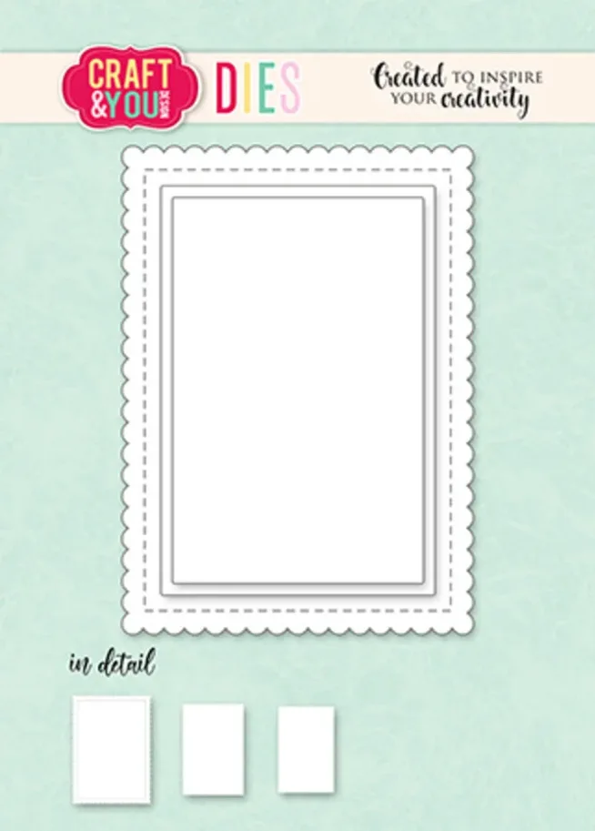 Craft & You ATC Biscuit Frame Set Dies 