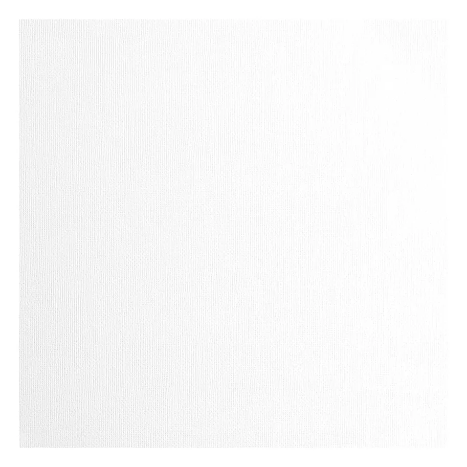 Florence • Tonkarton 216g Leinen Textur 30,5x30,5cm Weiß