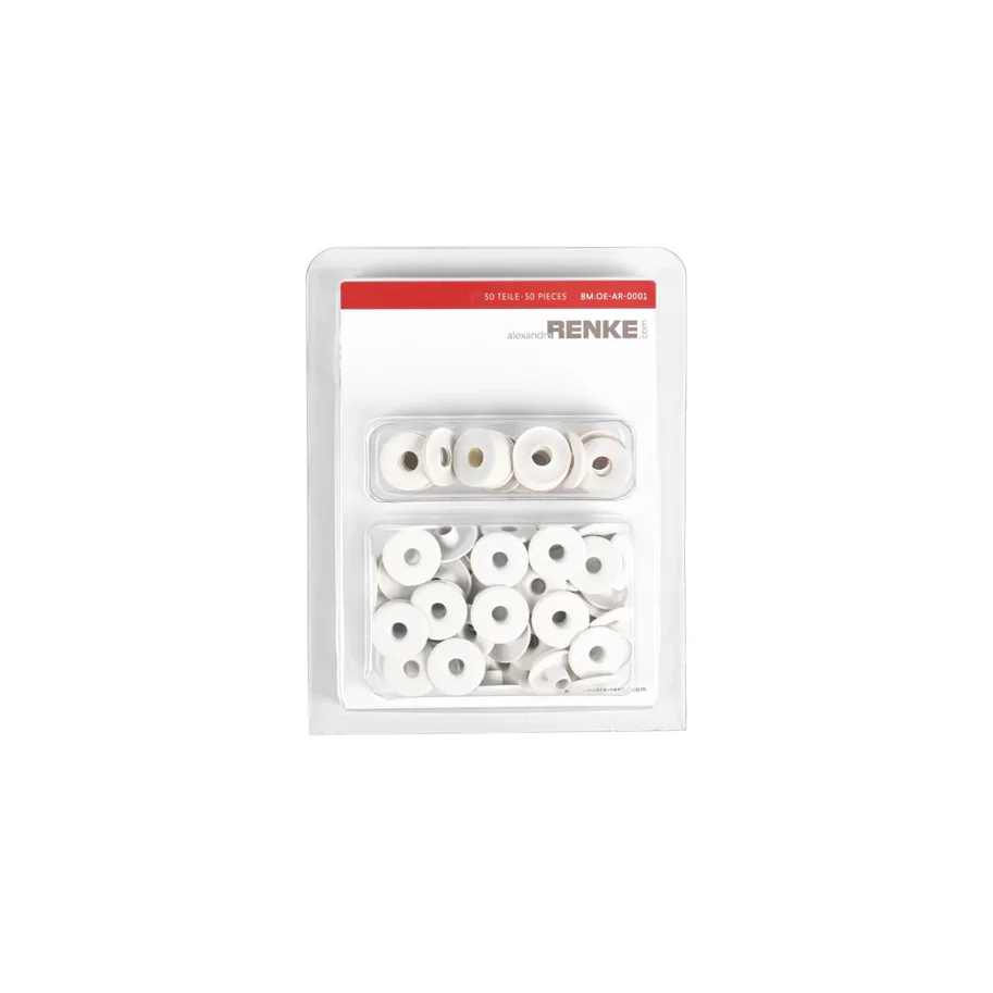 Alexandra Renke Ösen mit Unterlegscheibe '13mm / 5mm' Cremeweiß