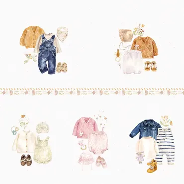 Charlie & Paulchen Bébé doux – Ausschneidebogen