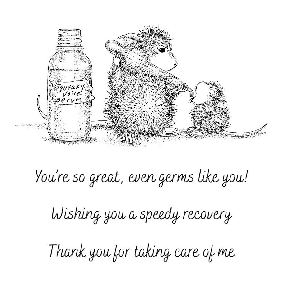 Spellbinders Squeaky Voice Cling Rubber Stamp