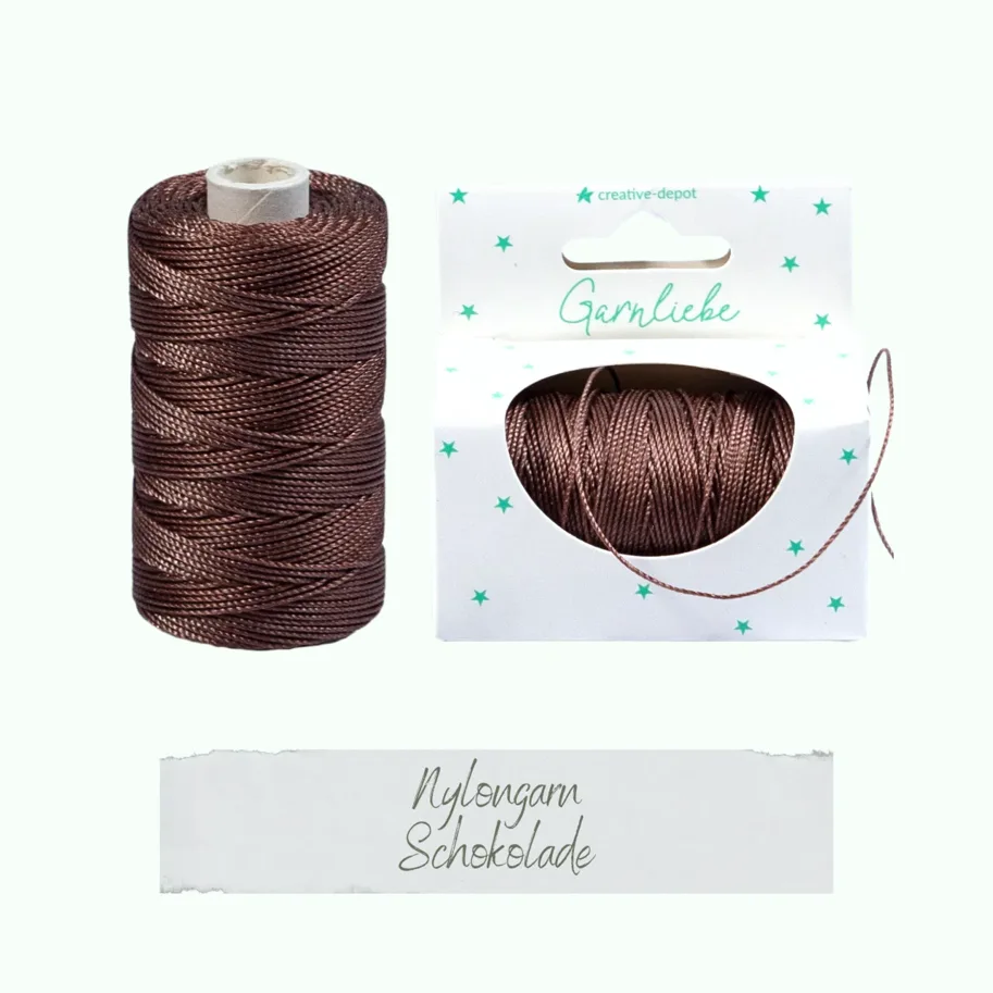 Creative-Depot Nylongarn - Schokolade - Garnliebe
