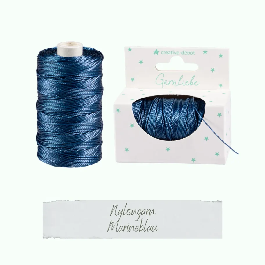 Creative-Depot Nylongarn - Marineblau - Garnliebe