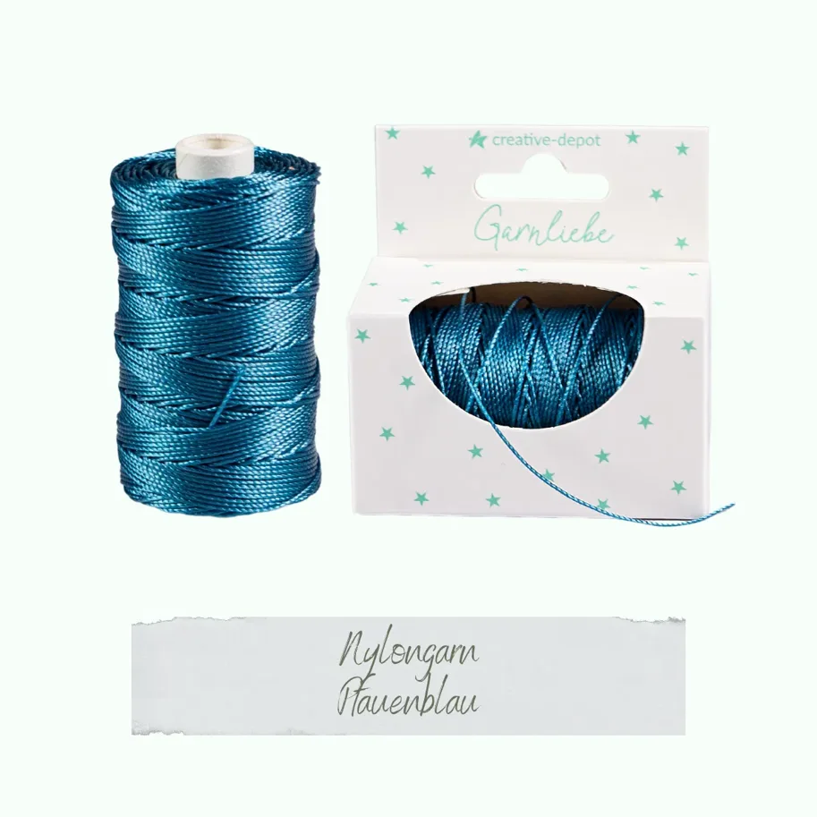 Creative-Depot Nylongarn - Pfauenblau - Garnliebe