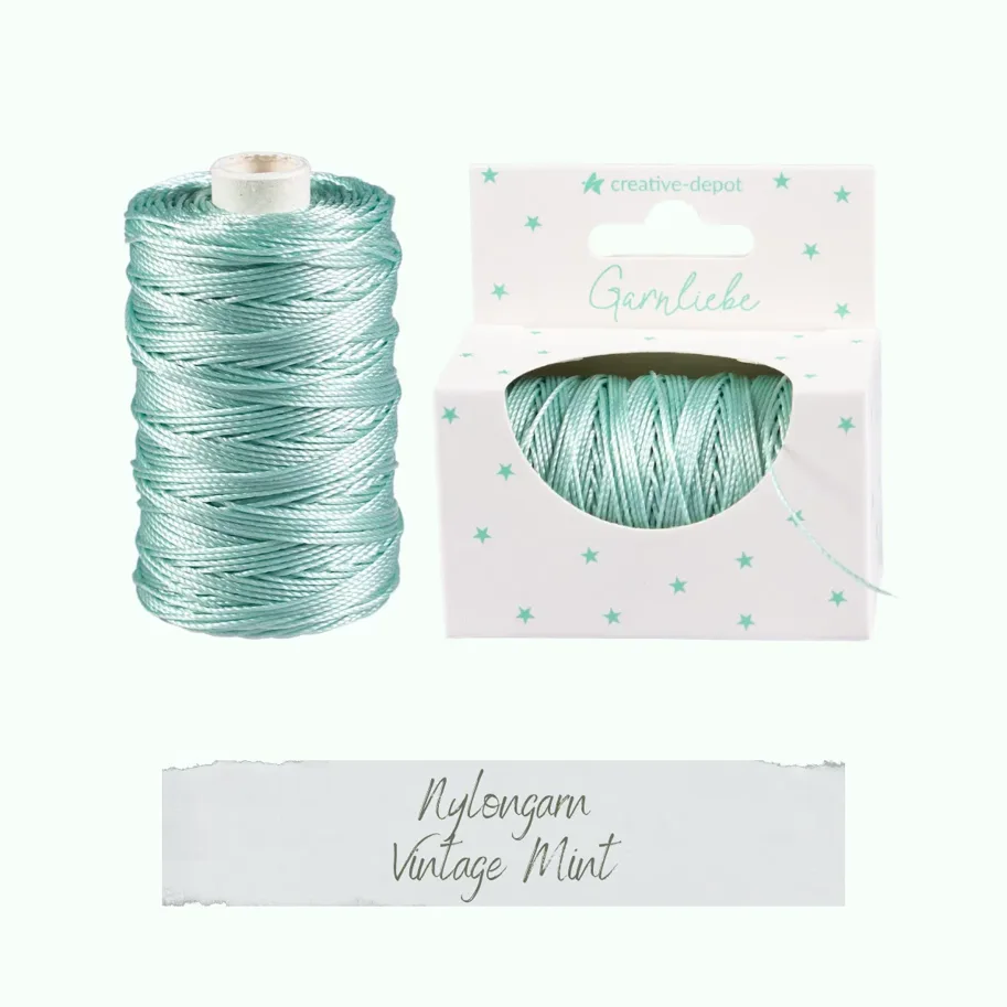 Creative-Depot Nylongarn - Vintage Mint - Garnliebe