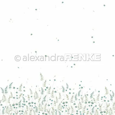 Alexandra Renke Designpapier 'Zarte Farnwiese' 200g/m²