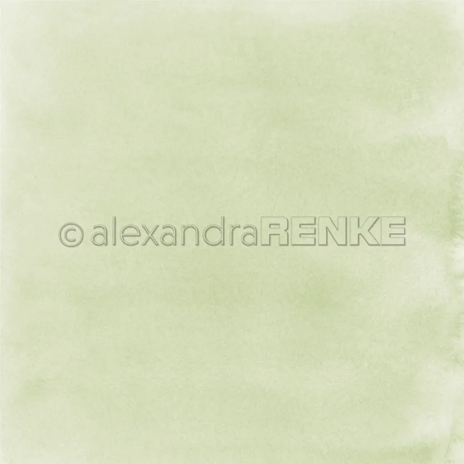 Alexandra Renke Designpapier 'Mimi Kleegrün' 200g/m²